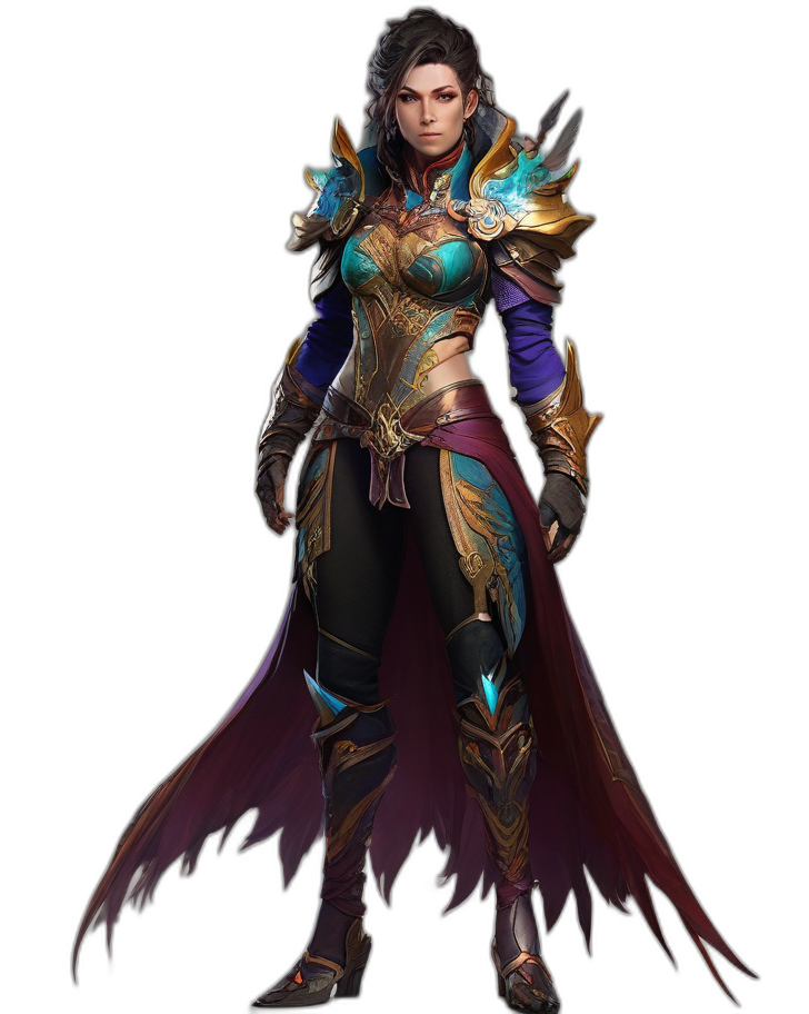 Fantasy MMO character 2