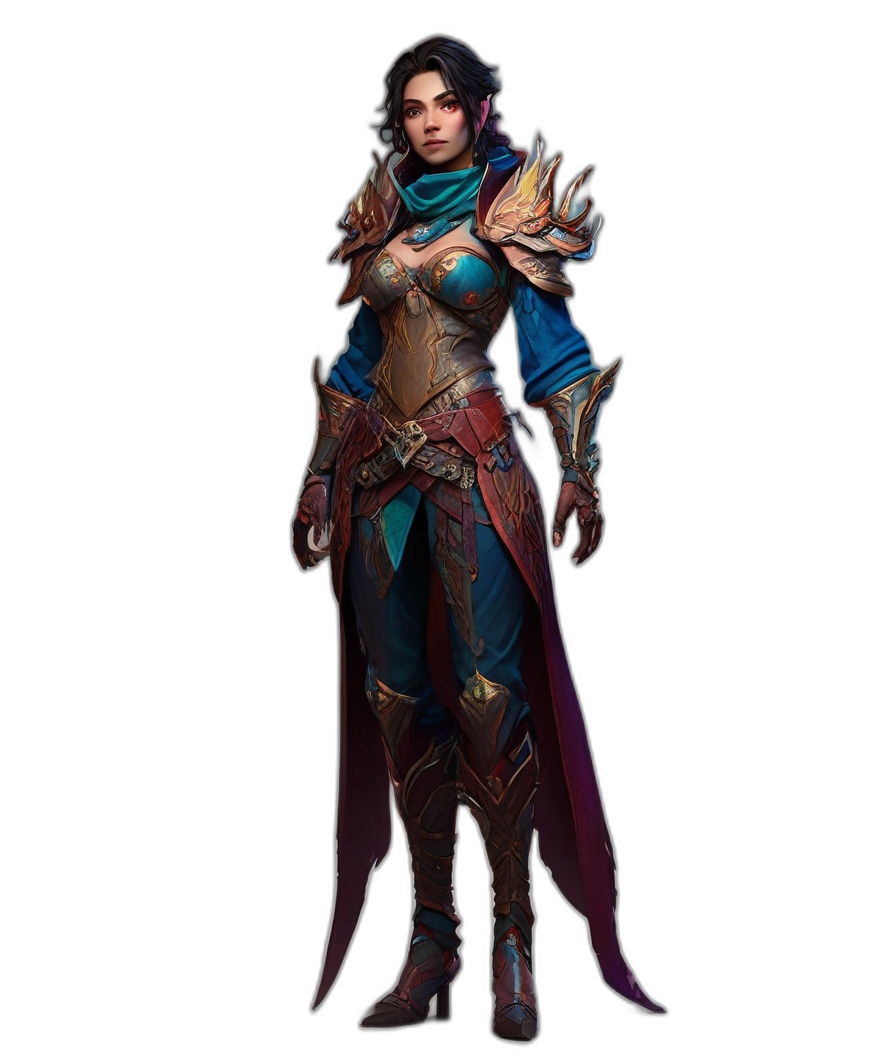Fantasy MMO character