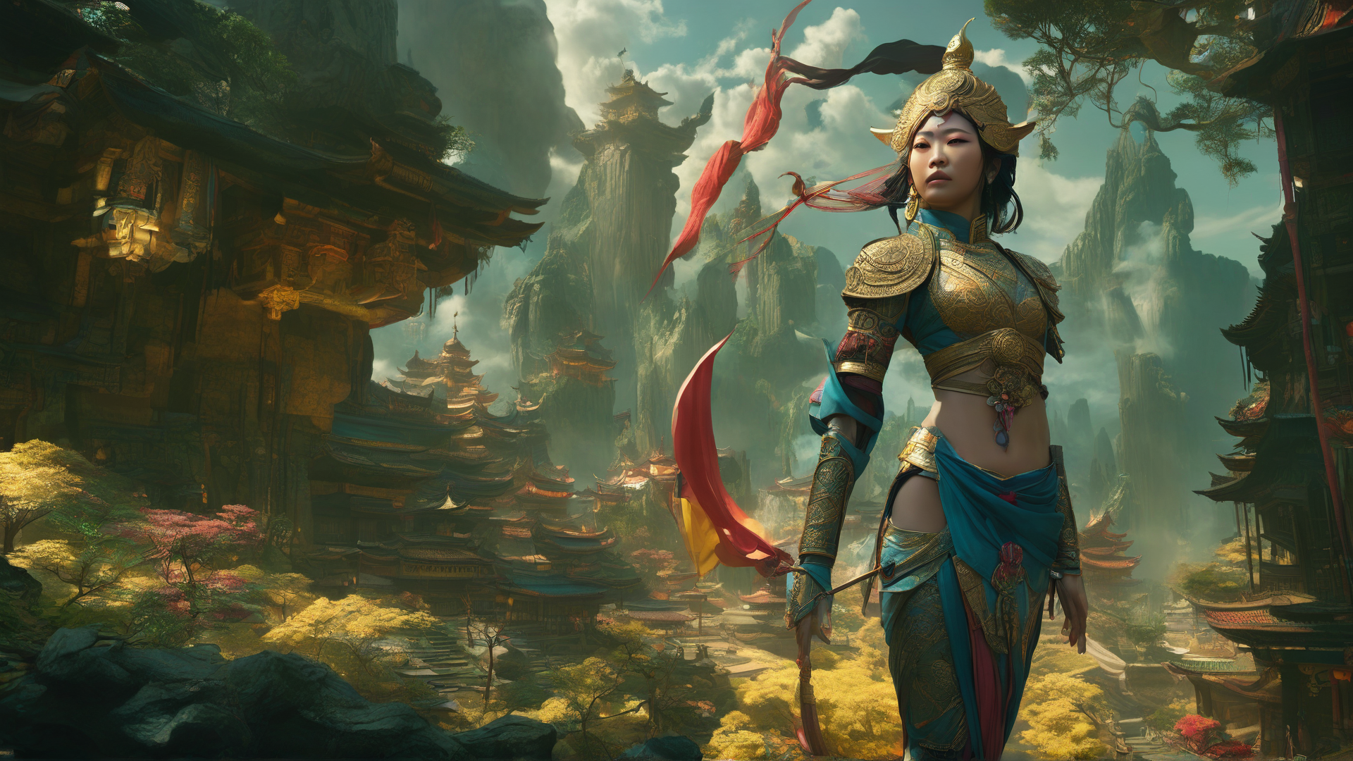 Oriental RPG decorative element