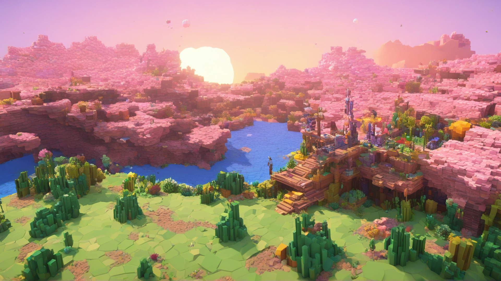 Voxel Sandbox decorative element