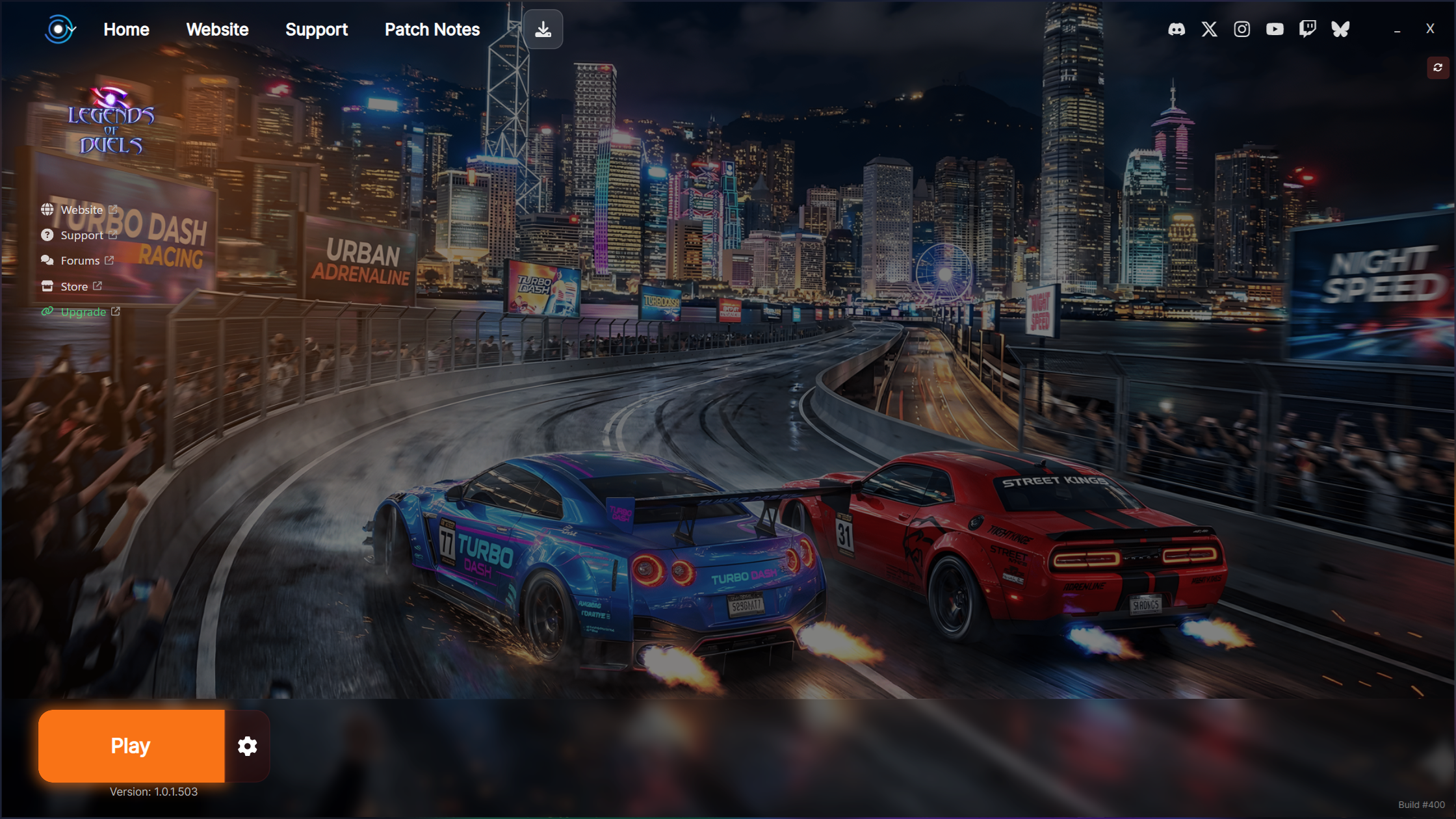 Racing launcher preview